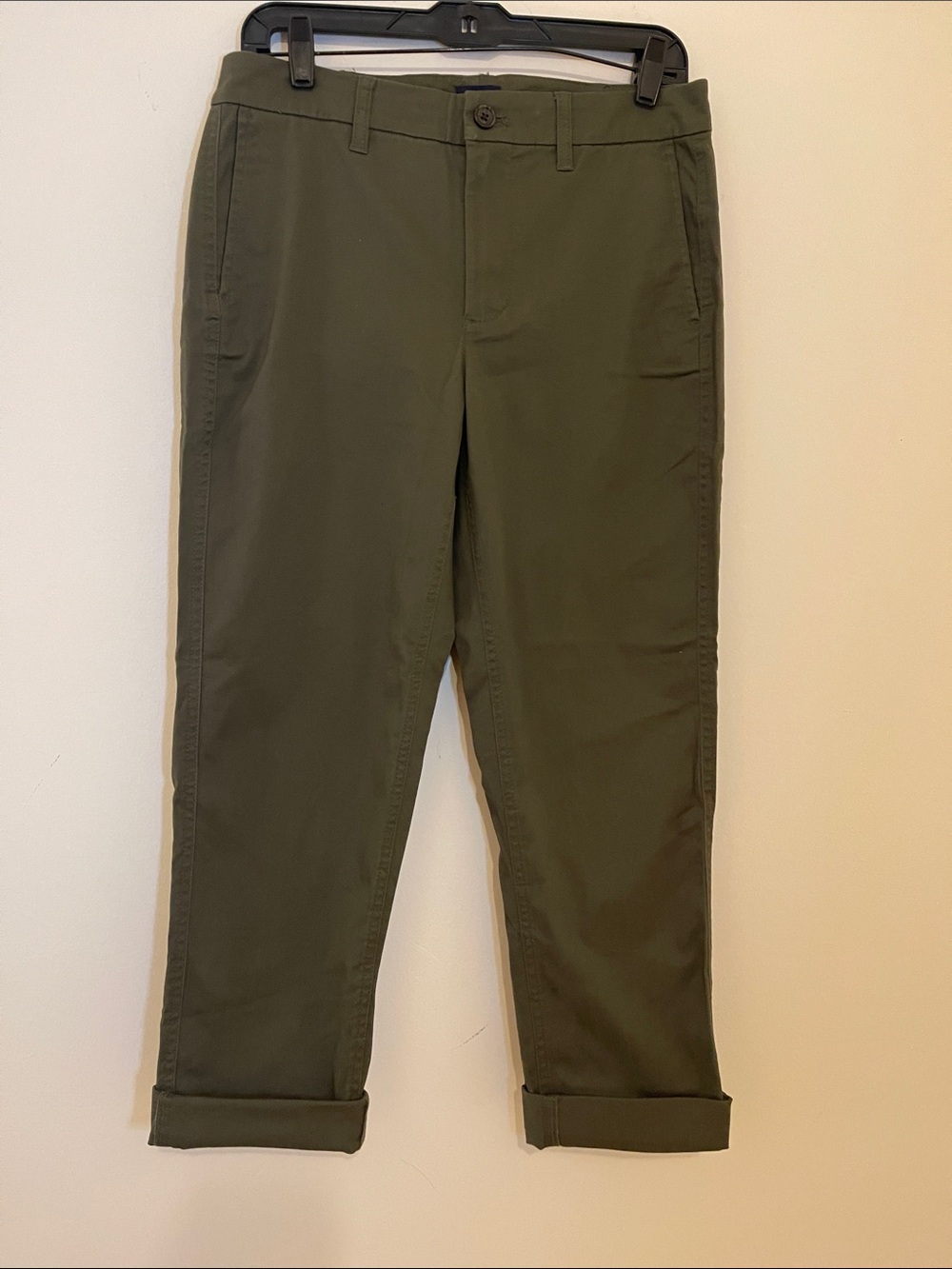 J. Crew Olive Chino Pants woman’s size 4